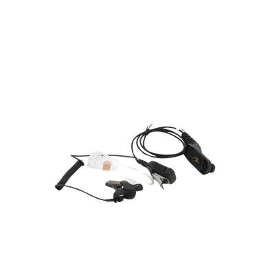 MICRÓFONO DE SOLAPA CON AUDÍFONO DISCRETO P/ MOTOROLA (MOTOTRBO) XPR6500 / XPR6550 / DGP4150 / DGP6150/ DGP8550 / DGP5550 / APX7000.