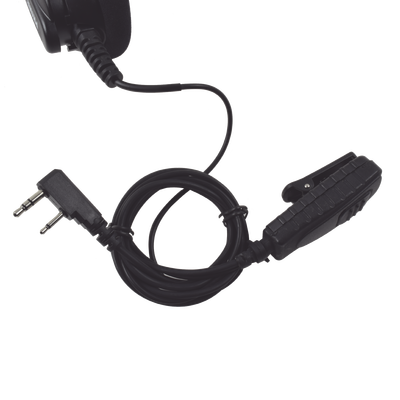 Diadema acolchonada solo un lado con boom flexible para kenwood