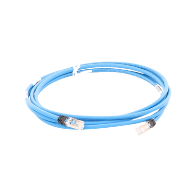Patch Cord Cat6A, Blindado S/FTP, CM/LS0H, 3.05 Metros (10 Pies), Color Azul