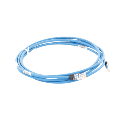 Patch Cord Cat6A, Blindado S/FTP, CM/LS0H, 10 Metros (32.81 Pies), Color Azul