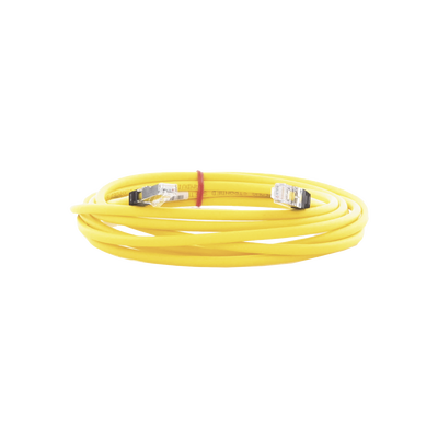 Patch Cord Cat6A, Blindado S/FTP, CM/LS0H, 3.96 Metros (13 Pies), Color Amarillo