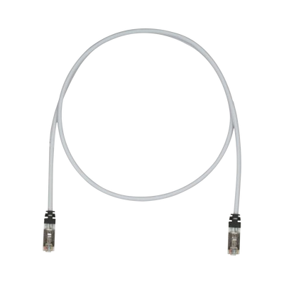 Patch Cord Cat6A, Blindado S/FTP, CM/LS0H, 5.18 Metros (17 Pies), Color Gris