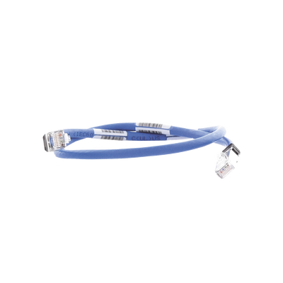 Patch Cord Cat6A, Blindado S/FTP, CM/LS0H, 0.61 Metros (2 Pies), Color Azul