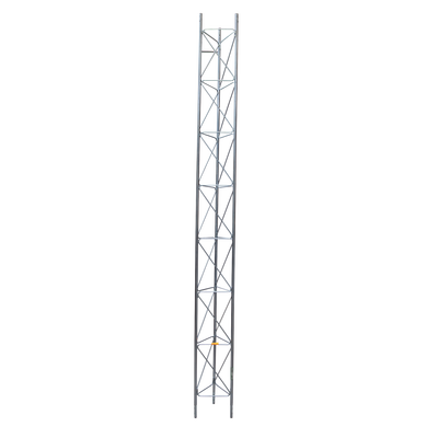 Tramo de Torre Arriostrada de 3m x 35cm, Galvanizado por Electrólisis, Hasta 45 m de Elevación. Zonas Secas.