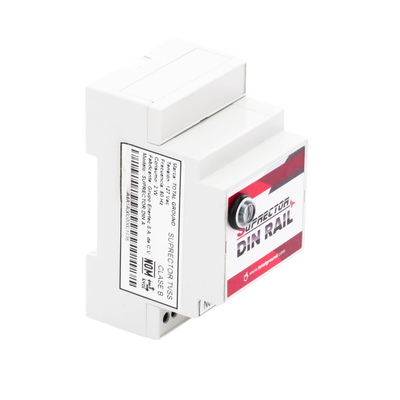 Supresor de Picos tipo Din Rail Voltaje: 127 VCA, 1 Fase, 3 Hilos.