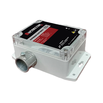 Supresor de Trasientes  Clase B con voltaje de operación 127 Vca, 2 fases, 50 KA