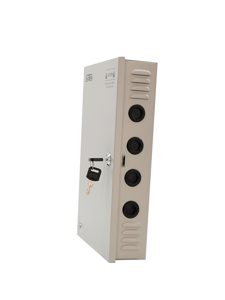 SAXXON SX20A9CH - Fuente de Poder Profesional 12 VCD / 20 Amperes / 9 Canales / 2.2 Amperes por Canal / Protección contra Sobrecargas / Led Indicador de Funcionamiento