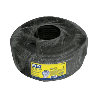 Manguera flexible para cables 3/4" x 50 m /Polietileno Alta Densidad HDPE/ Sin guía /Para uso en interiores.