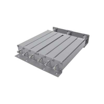 Duplexer ORUS en UHF, 6 Cav. 440-470 MHz, 50 Watt, 5 MHz Sep. Rechazo de Banda, BNC Hembras.