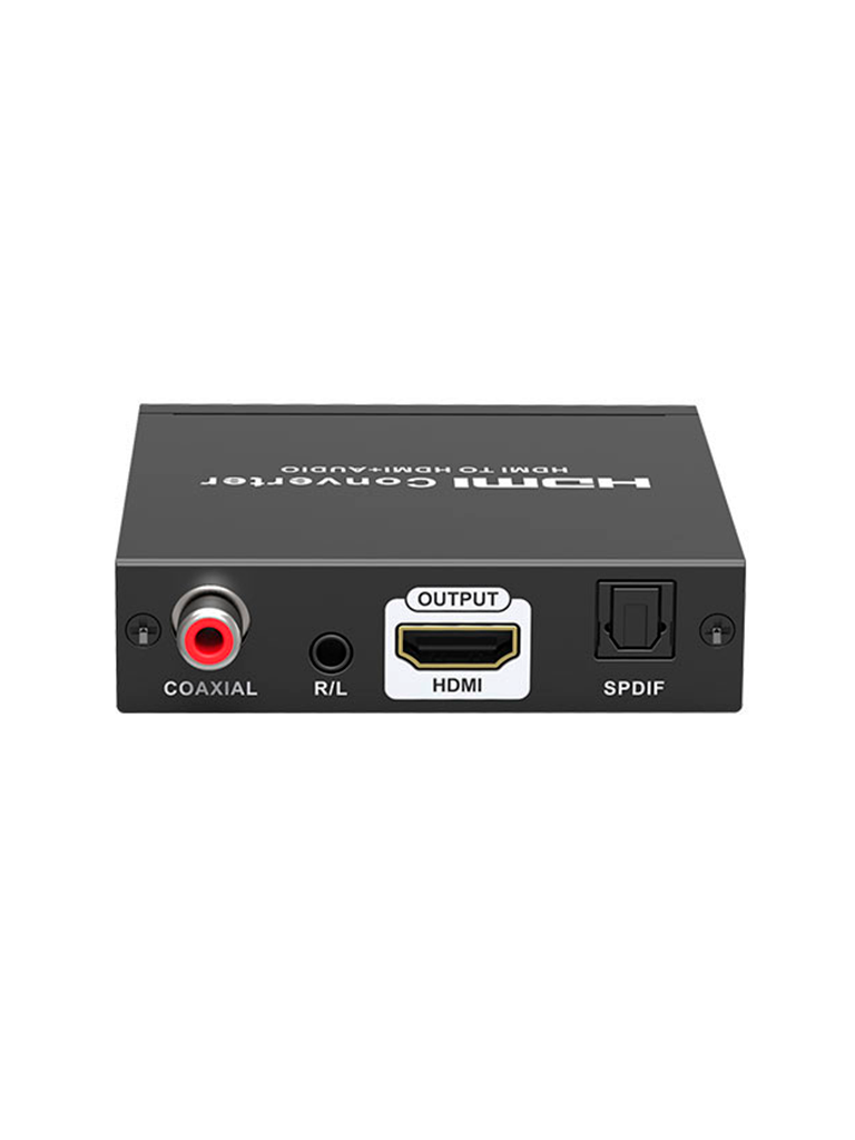 SAXXON LKV3061 - Separador de Audio HDMI/ Soporta Extracción de Video y Audio/ Conexion de Audio a traves de SPDIF & Coaxial o 3.5mm/ Resolucion de Video 4Kx2K@60Hz