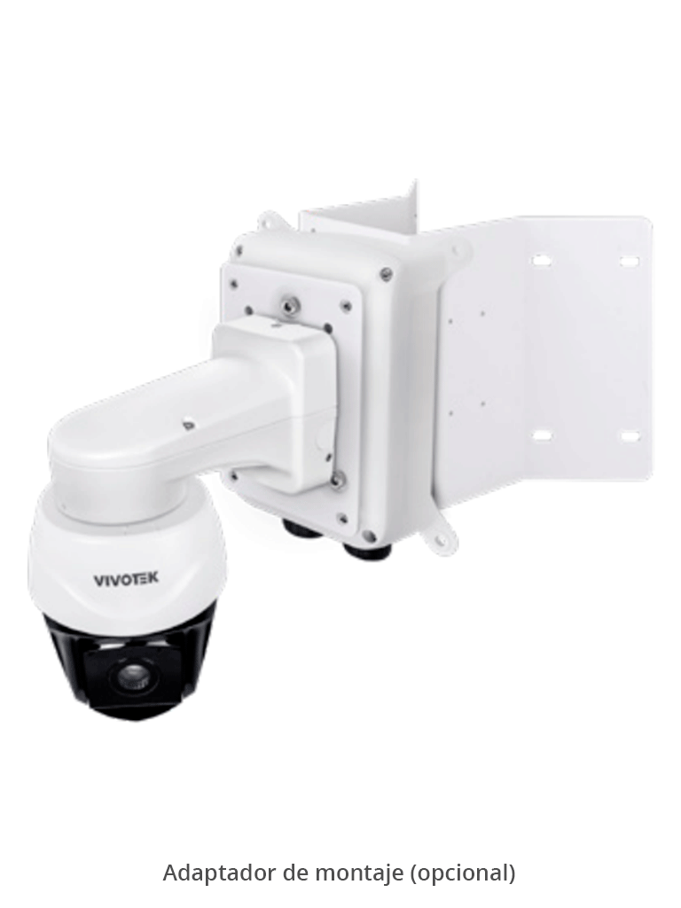 VIVOTEK SD9384-EHL - Cámara IP PTZ Exterior 5 MP con Zoom Óptico 30x, Smart IR 200m y Tracking, Protección Nema4X/IP66/IK10, EIS, WDR Pro con ciberseguridad Trend Micro, Camera Link y certificado NDAA, ONVIF, Deep Search