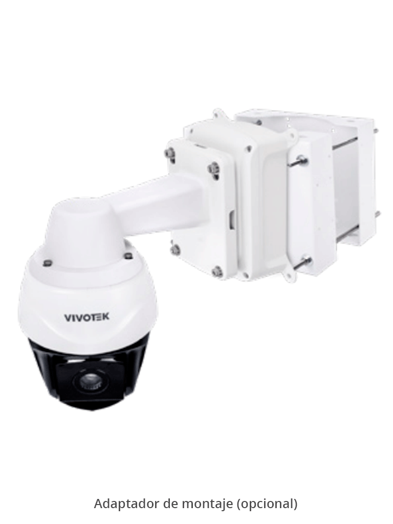 VIVOTEK SD9394-EHL - Cámara IP PTZ Exterior 8 MP, 32x Zoom Óptico, Smart IR 250mts, Protección Nema4X, IP66, IK10, WDR Pro, Smart Tracking, Ciberseguridad Trend Micro, Smart VCA, NDAA, ONVIF, Deep Search