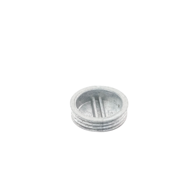 Tapón roscado de 3/4" para caja cuadrada a prueba de intemperie.