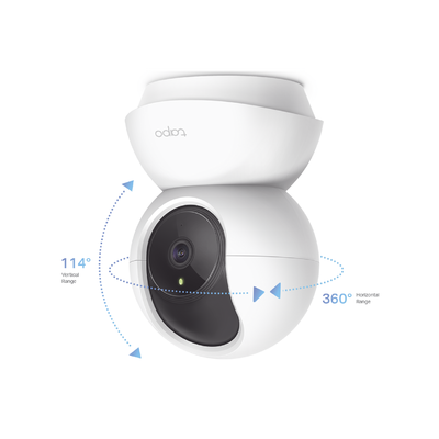 Cámara IP Wi-Fi para Hogar / Resolución 2 MP / Audio Doble Vía / Visión nocturna / Notificación Push / Google Assistant y Amazon Alexa