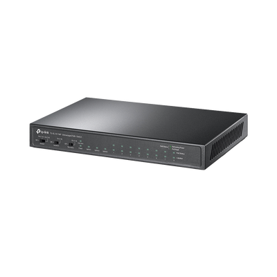 Switch PoE+ No Administrable De Escritorio 11 Puertos / 8 puertos 10/100 Mbps PoE af/at Inteligiente / Presupuesto 124 W / Hasta 250 metros