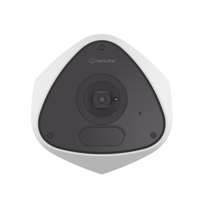 Cámara IP Antivandálica 3MP para Esquina con IA / Lente 2.39 mm 128° / H.265 & WiseStream II / Exterior IP66 / IK10+ / PoE