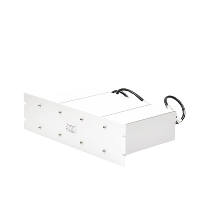 Duplexer Compacto Pasa Banda-Rechazo de Banda, 148-174 MHz, 4Cav.(4" por Lado) 600 kHz, 1.5 dB, 350 Watt, N Hembras.