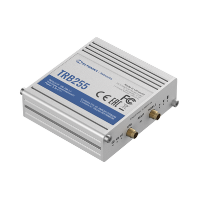 Gateway Industrial Doble SIM LTE (Cat M1), Puertos Serial RS232/RS485