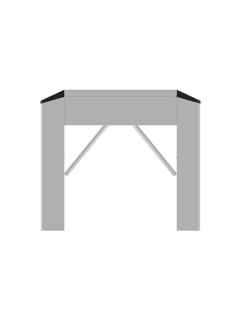 ZKTECO TS2000PLUS - Torniquete Tipo Puente Bidireccional/ Diseño Delgado/ Acero SUS304/ Carril 50 cm/ 25 a 48 Accesos x Min/ 110V/ Exterior Protegido/ Indicador Led/ Desbloqueo sin Energía/ No cuenta con Lectores Panel