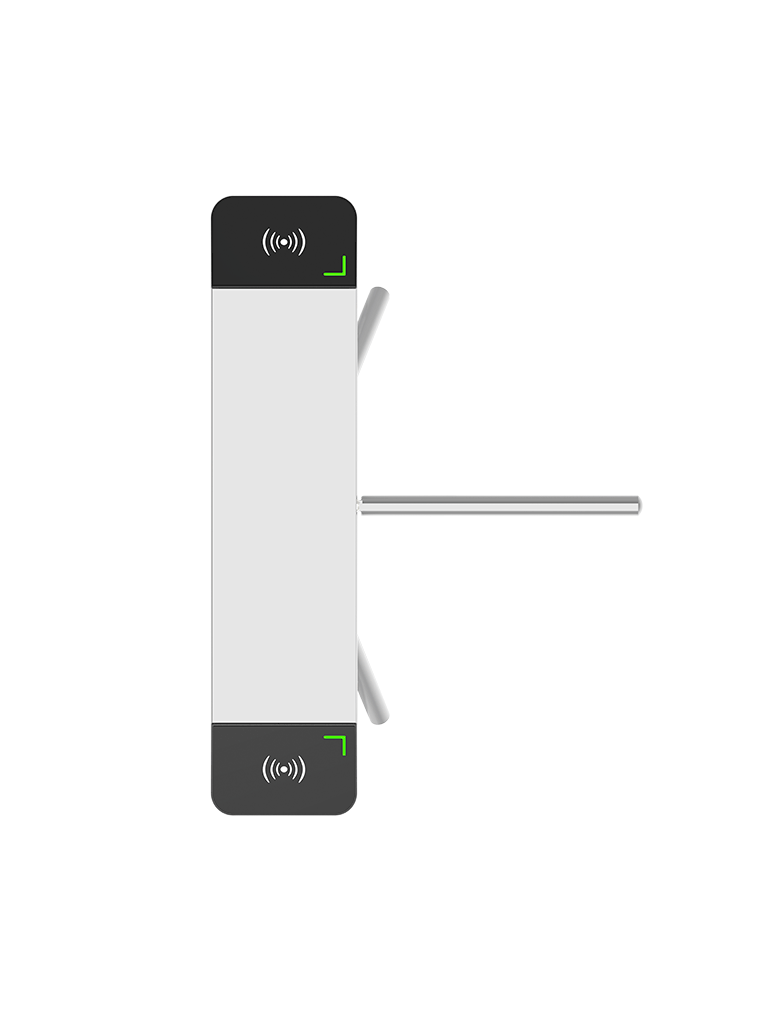 ZKTECO TS2000PLUS - Torniquete Tipo Puente Bidireccional/ Diseño Delgado/ Acero SUS304/ Carril 50 cm/ 25 a 48 Accesos x Min/ 110V/ Exterior Protegido/ Indicador Led/ Desbloqueo sin Energía/ No cuenta con Lectores Panel
