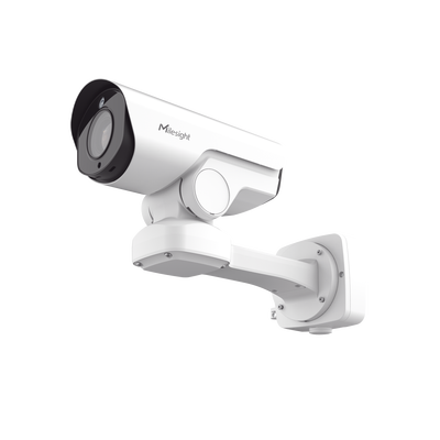 Cámara Bullet PTZ para Tráfico / Starlight Sensor / Smart IR II / 4K @30fps / Zoom Óptico 12X / IP66 / ANPR / Audio Bidireccional / PoE+ o DC 12V