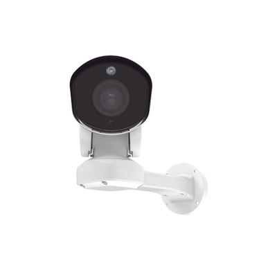 Cámara Bullet PTZ para Tráfico / Starlight Sensor / Smart IR II / 4K @30fps / Zoom Óptico 12X / IP66 / ANPR / Audio Bidireccional / PoE+ o DC 12V