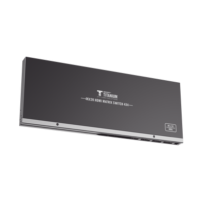 MATRICIAL 4 x 4 / 4 Entradas y 4 Salidas en HDMI /  4K × 2K @ 60Hz / 18Gbps / HDMI 2.0 / HDCP 2.2 / 3D / Conmutación por Botón, RS232 o Control Remoto / IDEAL PARA CENTROS DE MONITOREO, COMPARACION Y ANALISIS.