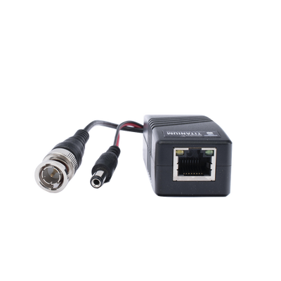 (TRANSCEPTOR) TRANSMISOR ACTIVO para Kits KITTT4PVTURBOX, KITTT8PVTURBOX, KITTT16PVTURBOX y KIT-TT16PVTURBOX-RX / Regula el voltaje de 36 Vcc a 12Vcc / HD-TVI/CVI/AHD/CVBS / Se instala del lado de la cámara.