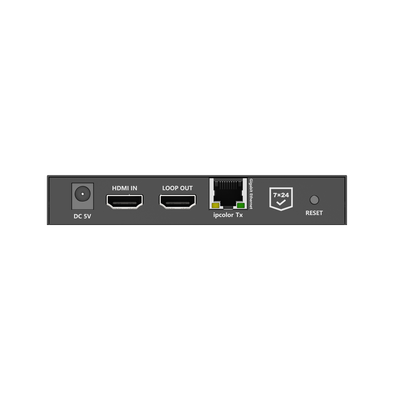 KIT EXTENSOR HDMI 4K@60HZ sobre IP GIGABIT | IPCOLOR | 100m en Conexión Uno a Uno |  Salida Loop | IR Bi-Direccional | RS232 | ARC | CERO LATENCIA | Soporta conexión Uno a Muchos/Switch en Cascada