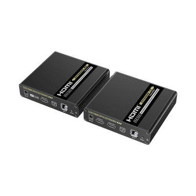 Kit Extensor HDMI por FIBRA ÓPTICA 10G a 40 Km | Resolución 4K@60Hz | Monomodo (SMF) | IPCOLOR PIXEL | Cero Latencia | Sin Comprimir | S/PDIF / ARC / RS-232 | Salida Loop | Transceptores Ópticos (GBIC) Incluidos | IR bidireccional.