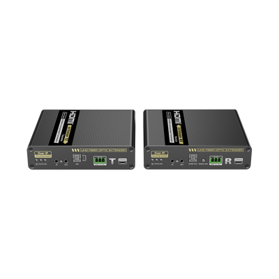 Kit Extensor HDMI por FIBRA ÓPTICA 10G a 40 Km | Resolución 4K@60Hz | Monomodo (SMF) | IPCOLOR PIXEL | Cero Latencia | Sin Comprimir | S/PDIF / ARC / RS-232 | Salida Loop | Transceptores Ópticos (GBIC) Incluidos | IR bidireccional.