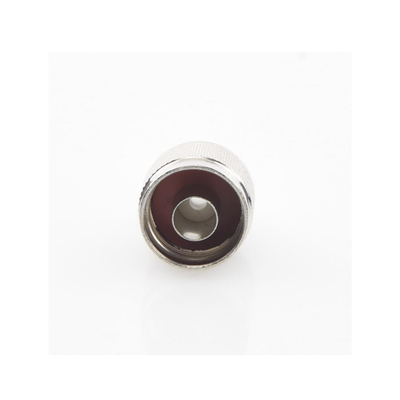 Conector N Macho para 75 Ohm de Anillo Plegable para cable RG-11, Niquel /Oro /Teflón.