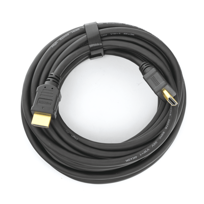 Cable HDMI de 5 Metros (16.40 pies) (High Speed) / Resolución 4K / Soporta Canal de Retorno de Audio (ARC)/ Soporta 3D / Blindado para Reducir Interferencia / Chapado en Oro / Alta Resistencia y Durabilidad.