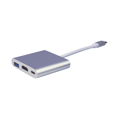 Adaptador Multipuerto USB-C 3.1 A HDMI 4K / USB 3.0 / USB – C /  Alta Velocidad de Transmisión de Datos / Admite Carga Rápida (PD) en el Puerto USB – C
