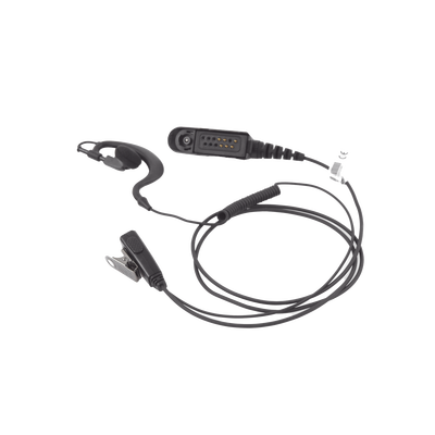 Micrófono de Solapa con Audífono Ajustable al oído. Para Radios HT750/1250/1550/PRO5150/5550/7150