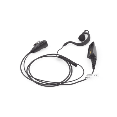 Micrófono de Solapa con Audífono Ajustable al oído. Para Radios HT750/1250/1550/PRO5150/5550/7150