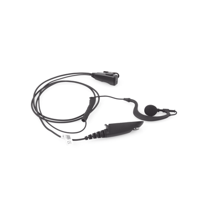 Micrófono de Solapa con Audífono Ajustable al oído. Para Radios HT750/1250/1550/PRO5150/5550/7150