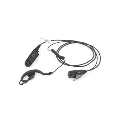 Micrófono de Solapa con Audífono Ajustable al oído. Para Radios HT750/1250/1550/PRO5150/5550/7150