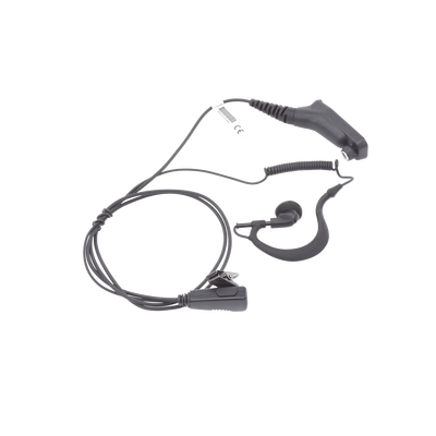 Micrófono de Solapa con Audífono Ajustable al oído. Para Radios XPR6500/XPR6550/DGP4150/DGP6150