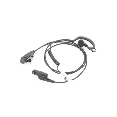 Micrófono Audífono de gancho para ICOM IC-F11/ 14/ 3021/ 3013/ 3103/ 3003, IC-F1000/2000, se fija al quipo con tornillos