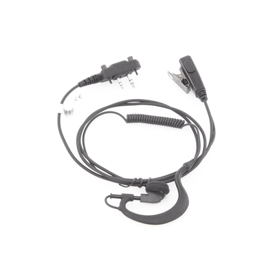 Micrófono Audífono de gancho para ICOM IC-F11/ 14/ 3021/ 3013/ 3103/ 3003, IC-F1000/2000, se fija al quipo con tornillos