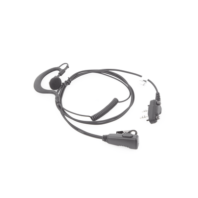 Micrófono Audífono de gancho para ICOM IC-F11/ 14/ 3021/ 3013/ 3103/ 3003, IC-F1000/2000, se fija al quipo con tornillos
