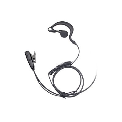 Micrófono de Solapa con Audífono Ajustable al oído Para Radios TE320 / TE390 / HYT TC610P/TC780