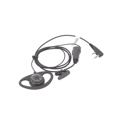 Micrófono de solapa con gancho auricular en forma de D para radios KENWOOD TK3230/3000/3402/3312/3360/3170,NX240/340/220/320/420