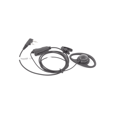 Micrófono de solapa con gancho auricular en forma de D para radios KENWOOD TK3230/3000/3402/3312/3360/3170,NX240/340/220/320/420