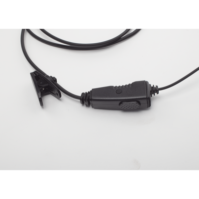 Micrófono de solapa con gancho auricular en forma de D para radios GP300/SP50/P1225/PRO315/MAGONE/EP450/EP350