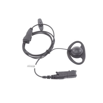 Microfono de solapa con auricular de gancho par Radios XIP P6600/6620/XIP P8668/8660/8620/8600/XPR3300/3500/DEP550/570