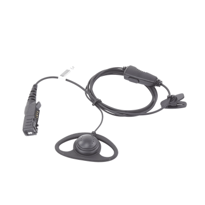 Microfono de solapa con auricular de gancho par Radios XIP P6600/6620/XIP P8668/8660/8620/8600/XPR3300/3500/DEP550/570