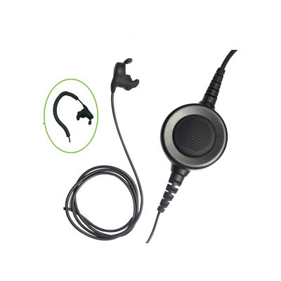 Micrófono audífono interconstruido en auricular  con PTT grande para Radios TE320 /  TC610P/TC780