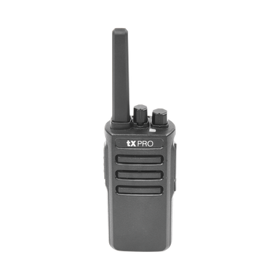 Radio Portátil Analógico UHF 400-470 MHz / 5W / 16 Canales / Scrambler / Batería 2500 mAh / VOX